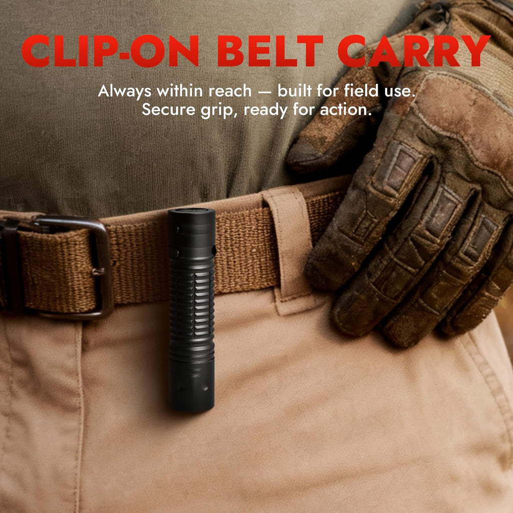 A700 Tactical Flashlight 2 Pack, Rechargeable 700 Lumens LED Flashlight, Tail Switch Design, Aluminum Alloy Body, Water-Resistant Compact Work Flashlight for Maintenance and Emergency Use